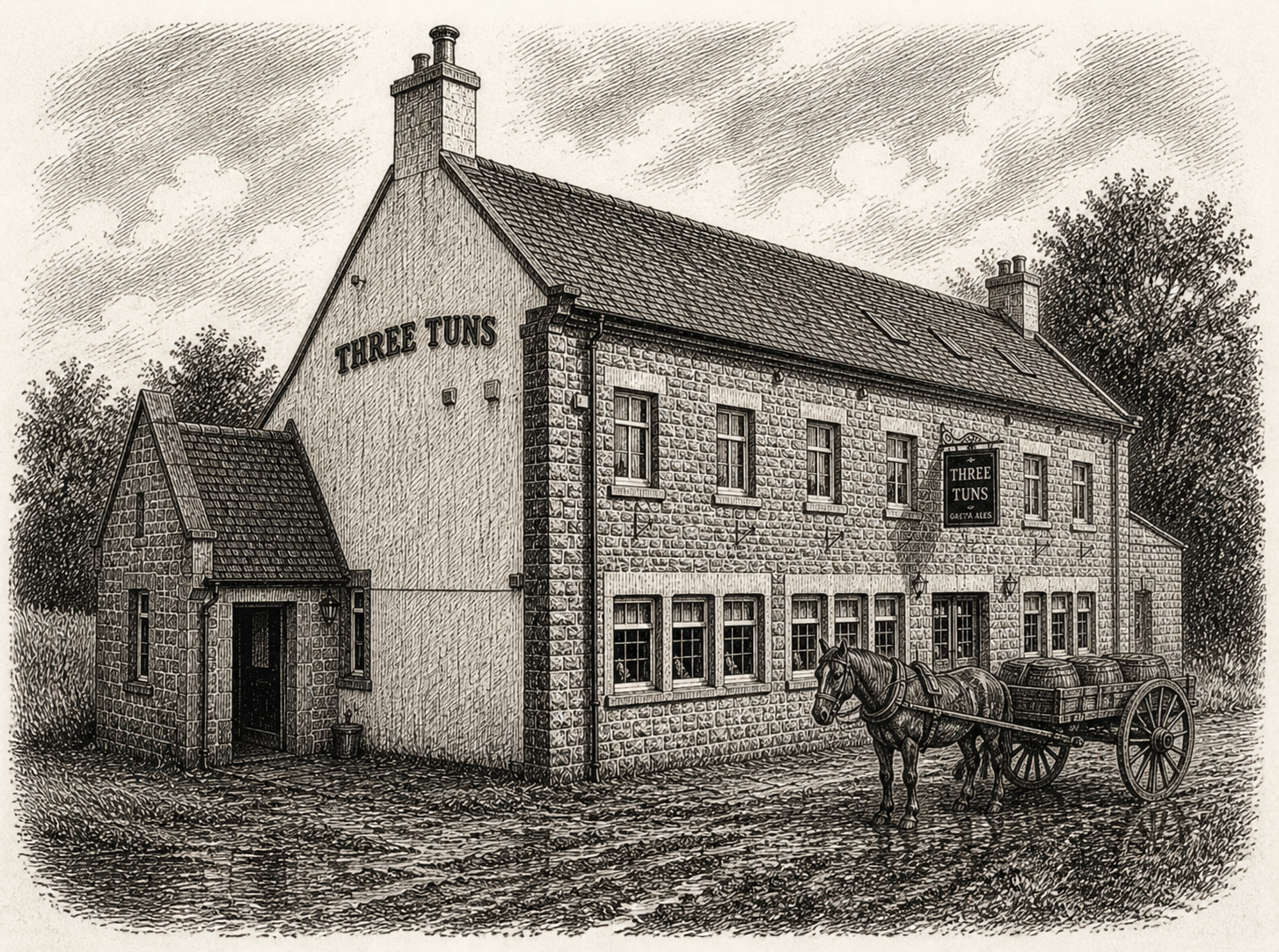 The Three Tuns, Birtley
